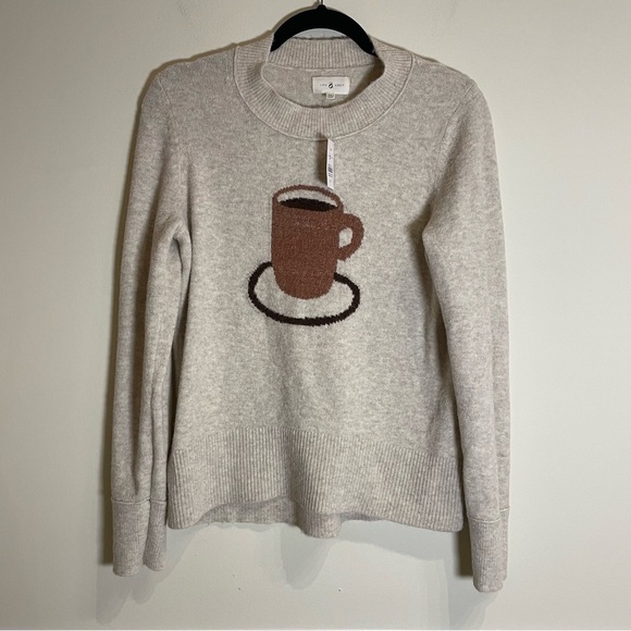 Lou & Grey LOFT Super Soft Coffee Sweater NWT Size XS - Picture 4 of 6